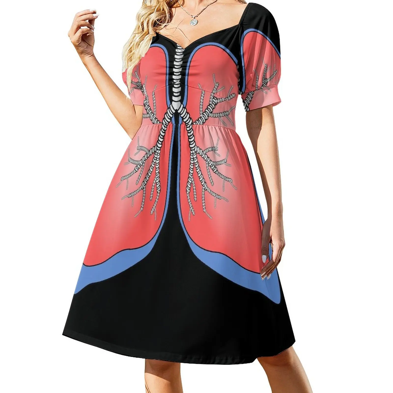 

Lungs T-Shirt - Healthy Funny Tee Sleeveless Dress Dresses luxury woman evening dress