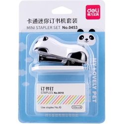 Cartoon Mini Stapler Set with 1000 Staples - Cute and Compact (Panda)