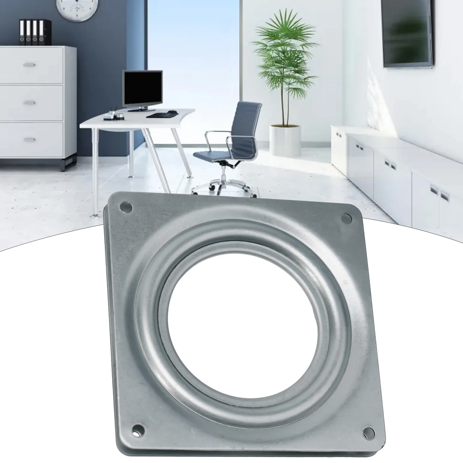 Description Picture 3 of item360 Degree Heavy Duty Metal Bearing Rotating Swivel Turntable Plate Desk Table Galvanized Sheet Turntable Plate For Furniture Hi