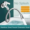 Universal Faucet Extenders Tube 360 Rotation Anti-Splash Head Nozzle Aerator Bendable Sink Extension Hose Kitchen Accessories 1