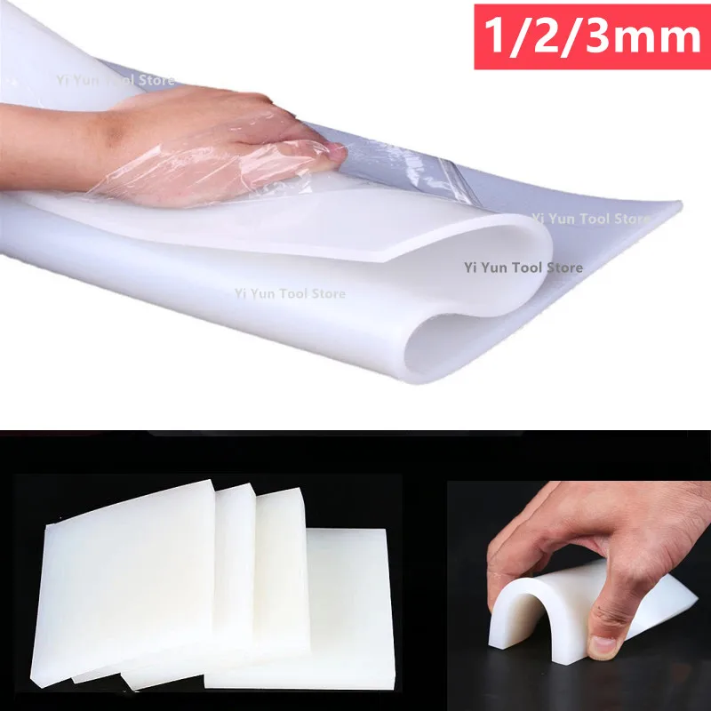 Silicone Rubber Sheet Thickness 0.5 1 2 3 4 5 mm Translucent VMQ Sheeting  Pad for Vacuum Press Oven Heat Resistant Silicone Mat - AliExpress