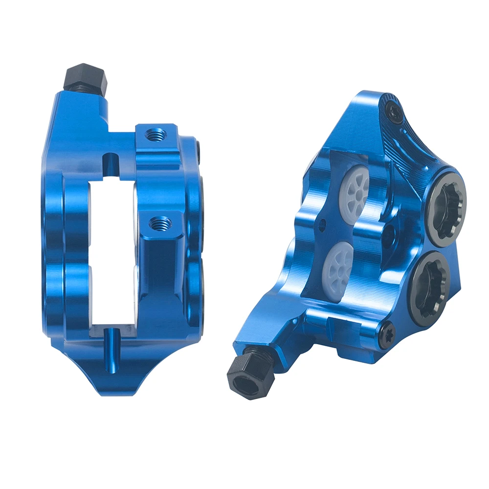 IIPRO Flat Mount hydraulischer Scheibenbremssattel mit 4 Kolben für Rennräder, MTB und Flat Bar Fahrrad-Upgrade-Kit, mehrere Farben – Detail 3