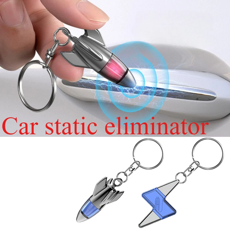 thumbnail image 2 of 1 PCS Car Static Rod Electricity Releaser Discharger Cylinder Shape Anti-Static Keychain Dry Static Eliminator Antistatic 2 of 9