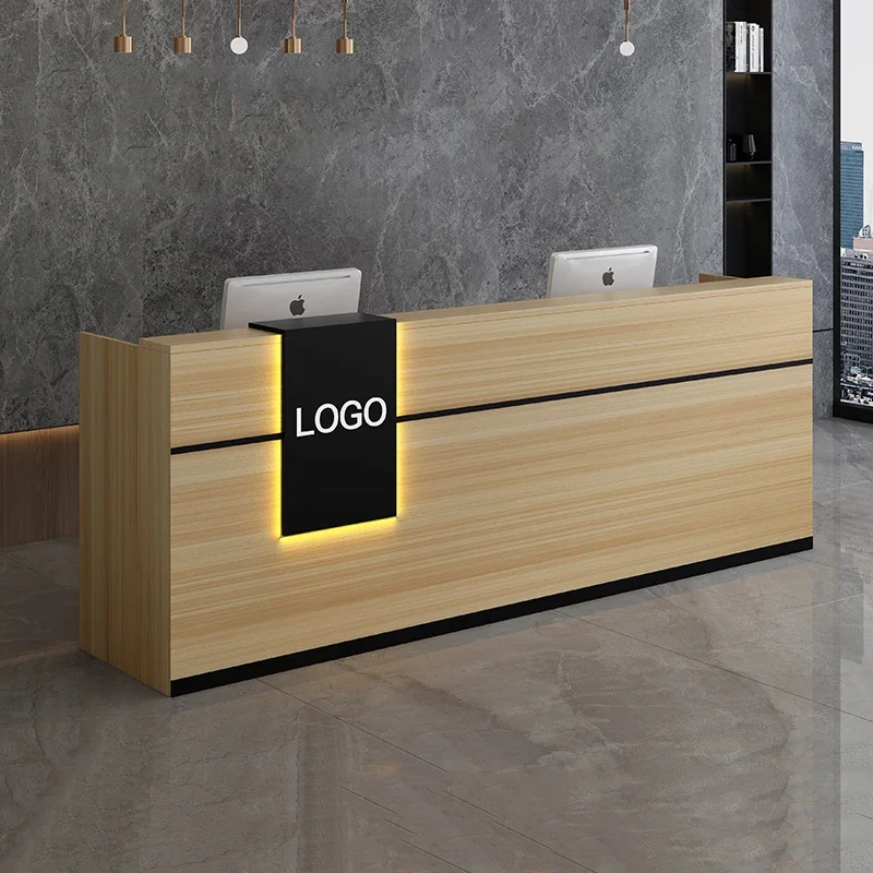 Modern Beauty Reception Desks Display Decorations Salon Reception Desks Checkout Counter Mostrador Negocio Commercial Furniture