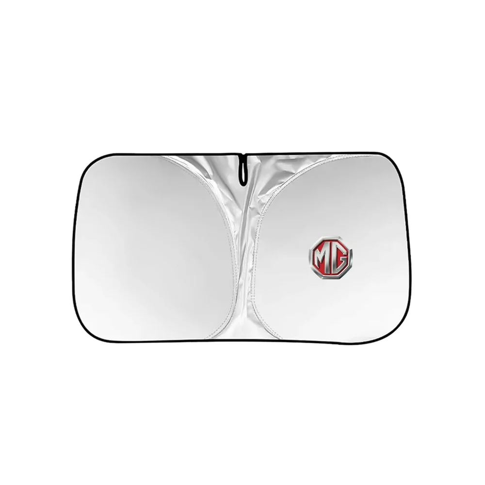 MG Logo Foldable Windshield Sunshade - Heat Insulation Sun Block Cover