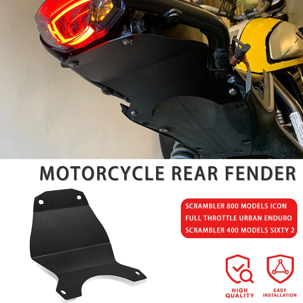 

Mudguard Wheel Tire Hugger Cover Splash Extension Guard FOR Ducati Full Throttle Urban Enduro Scrambler 800 Icon Rear Fender