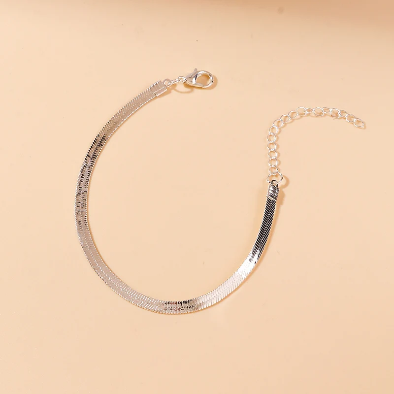 Klassisches Schlangenketten-Armband für Damen, trendige goldfarbene Kettenarmbänder für Damen, Schmuck, Geschenk-Armband – Detail 10