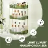 Bathroom Organizer Countertop  Makeup Organizer Counter Storage, Skincare Cosmetics Shelf, Perfume Holder for Vanity Tray 6