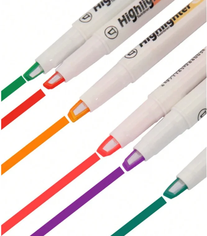 6pcs Windowable Highlighter Crystal Tip Macaron Student Learning Gift Set Markers highlighter pen marker pen highlighter marker