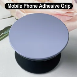 Ergonomic Solid Grip Phone Holder and Stand (Black Gray Purple)