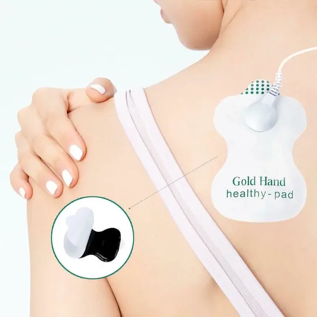 10/20PCS Replacement Tens Electrode Pads for  Unit EMS Pulse Massage Machine Body Slimming Massager Self Adhesive Snap On 6