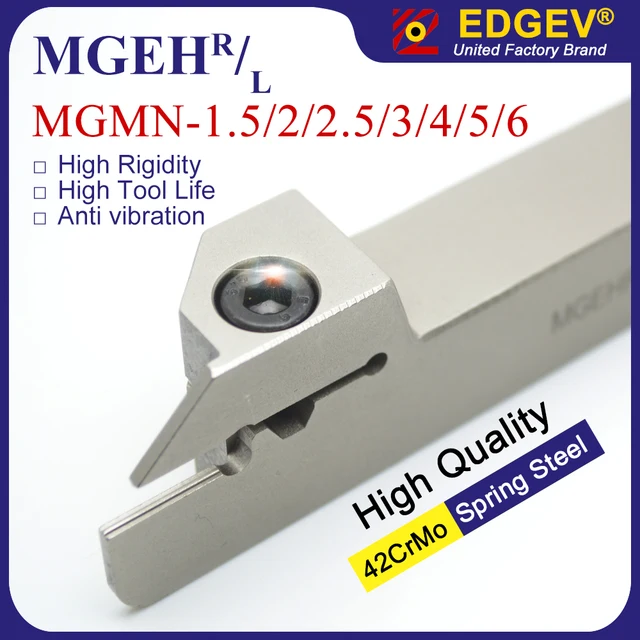 MGEHR1616 MGEHR2020 MGEHR2525 MGEHR3232 MGEHL1616 MGEHL2020 MGEHL2525 2 2.5 3 4 5 6 outil de rainurage de tour porte-outil de rainure MGEHR 1