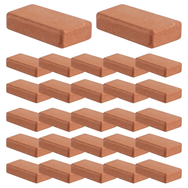 100 Pcs Miniature Bricks Clay Brick Models Micro Landscape Brick Model Sand  Table Decor 