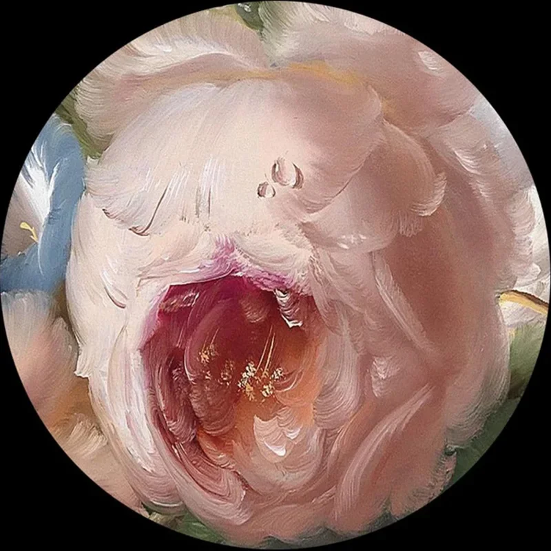 floral pintura oleo murais sala de 04