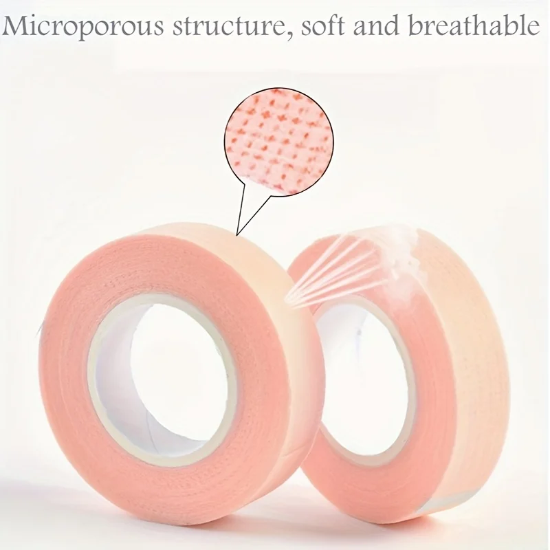 3 Rolls Eyeshadow Guide Tape-Micro-Pore Breathable Lash Protection, Hypoallergenic Makeup Application Strips for Salon &Home Use