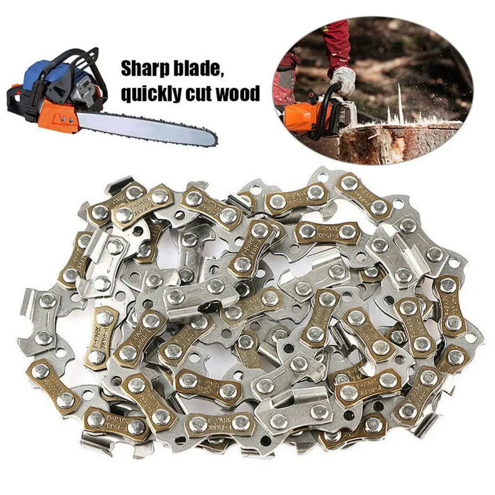 14 Inch Metal Chain Saw 52 Drive Link 3/8 Chain Link Chainsaw Inch Household Feller Pliers Wood Cutting Chainsaw Accessories