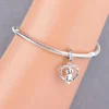 Fit Original Pan Charm Bracelet 925 Sterling Silver Pug Schnauzer Yorkshire Poodle Dachshund Dog Breed Bead For Making Berloque 5