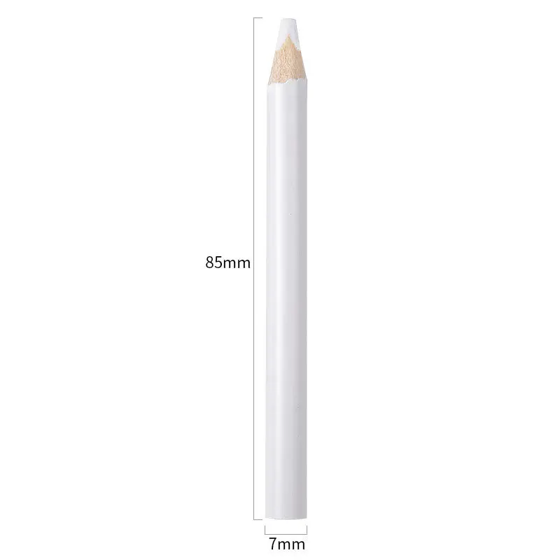 100pcs 8.5cm Wood Nail Art Wax Pencil Rhinestones Gem Picker pen Crystal Dotting Tools Manicure Decorations White NAB061 5