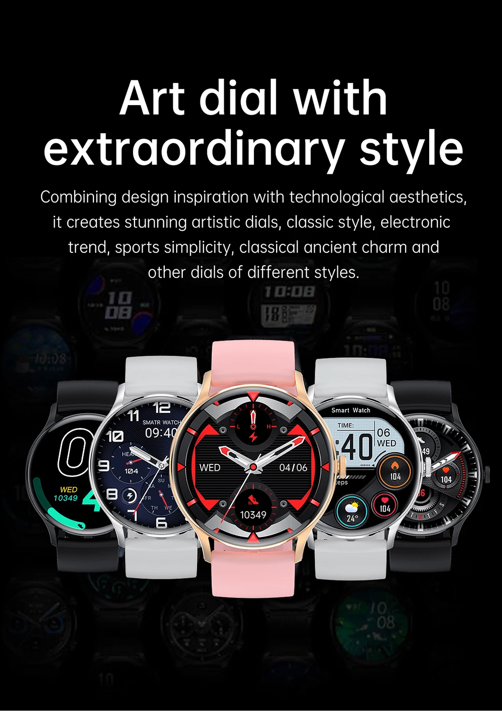 Gadgend bluetooth call smart watch men nfc heart rate tracker ip68 waterproof smartwatch women multi-sport custom watch dials