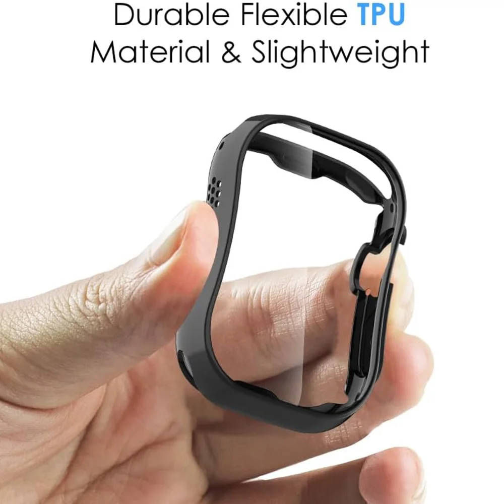 Screen Protector Soft Case for Apple Watch Ultra 3 2 1 49mm TPU Anti-Scratch Shockproof Shell Protective Cover for iWatch Ultra3 2