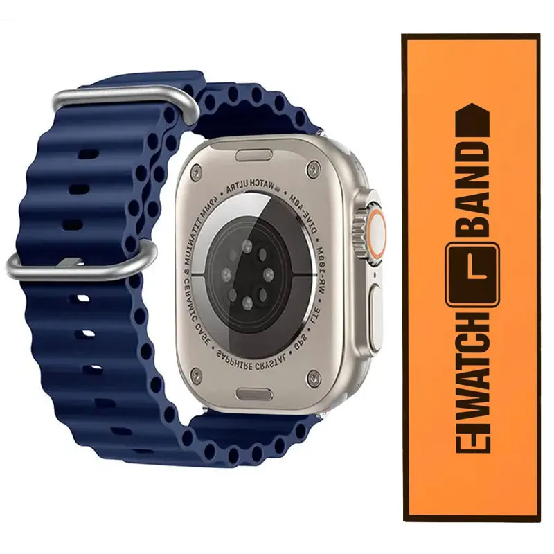 Sport watch strap for Apple watch ultra 2 1 band for series 9 10 SE Silicone Bracelet 42mm 44mm 45mm 49mm 46mm watch strap
