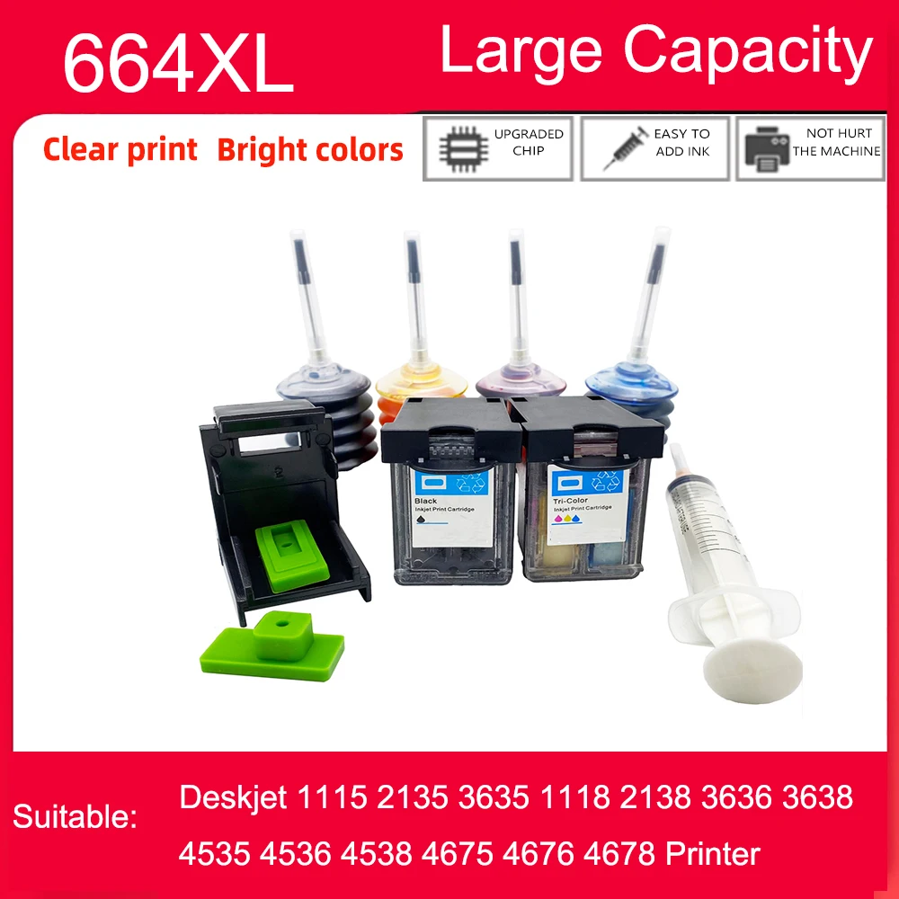 

Картридж для принтера HP Deskjet 664 664 2600 5000 5200 1115 1118 2135 2138 3635 4676