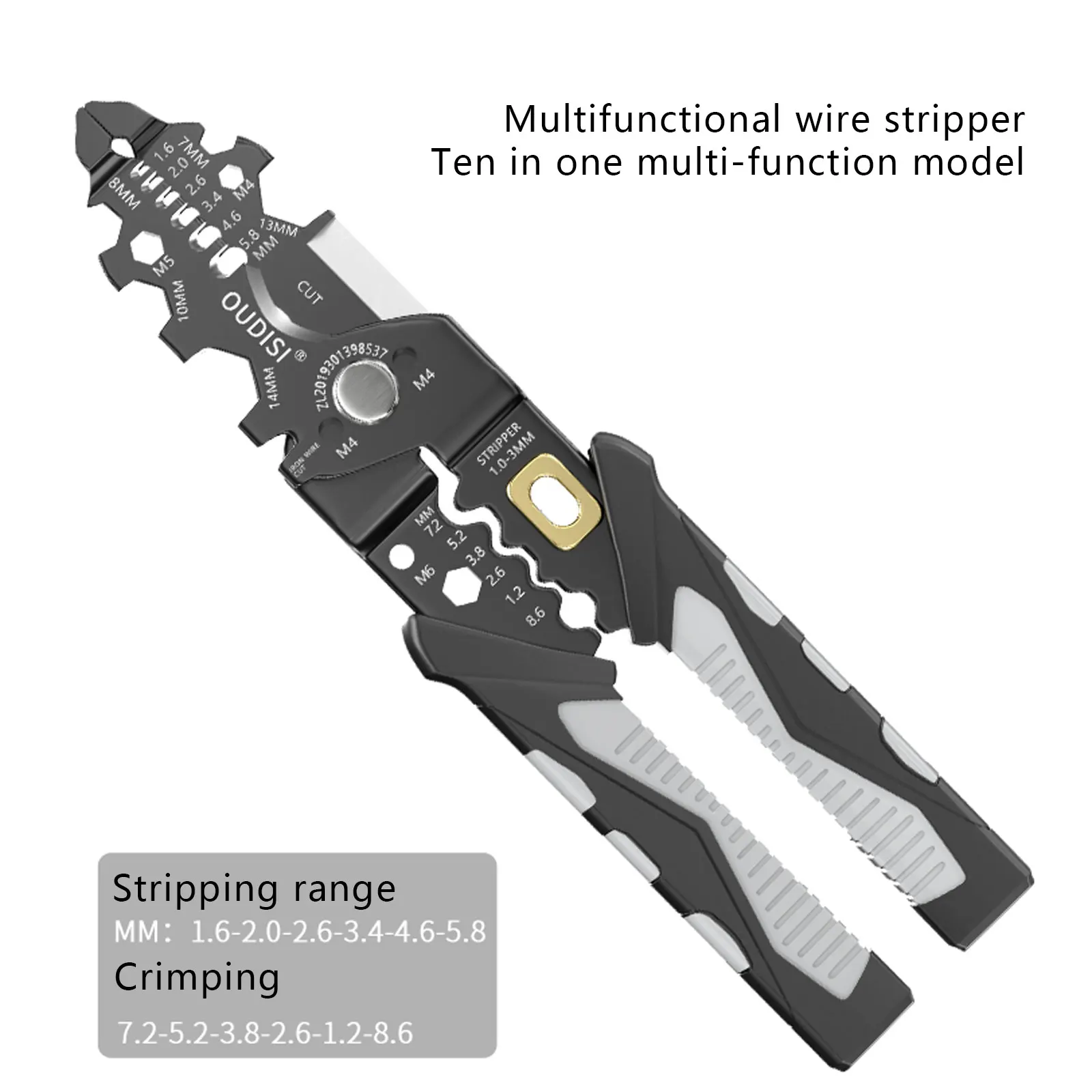 

10 In 1 Wire Stripping Pliers Automatic Wire Stripping Pliers Multifunctional Wire Stripping Tool Automatic Wire Stripper