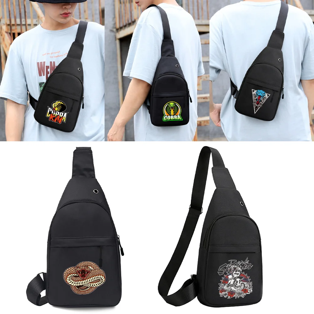 

2023 Casual Chest Bags Cobra Series Shoulder Bag Trend Unisex Bag Multi-Functional Backpack Cycling Sports Rucksack Travel Pack
