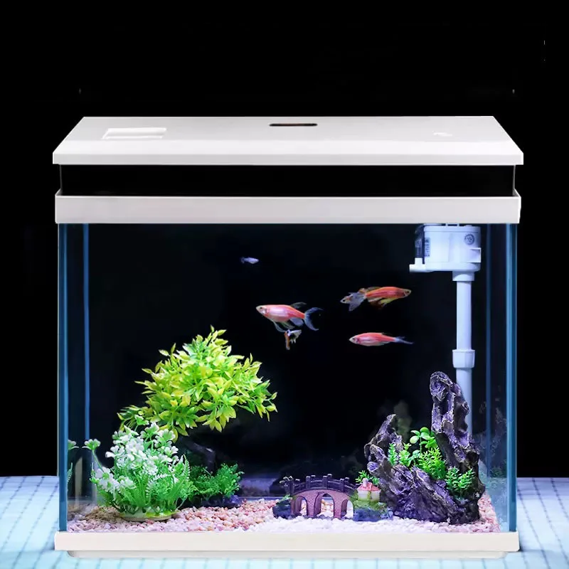 Aquaponics Incubator Fish Aquarium Tank Live Fish Turtle Brine Shrimp Hatchery Fish Bowl Desktop