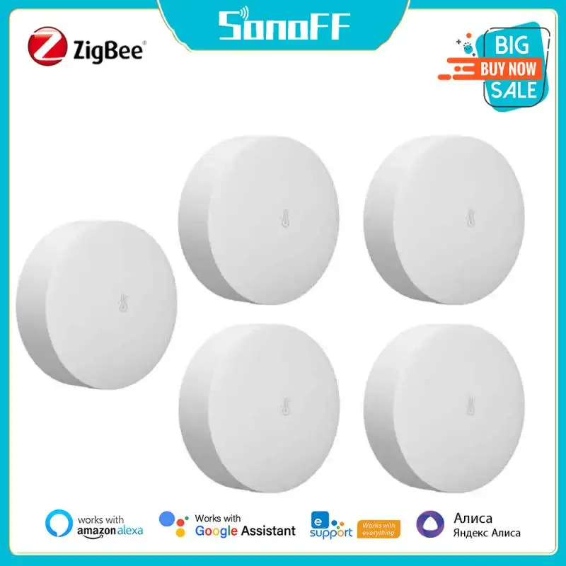 

Датчик температуры SONOFF Zigbee, "умный дом" SONOFF ZigBee Bridge, для Alexa Google Home, работает с приложением eWeLink