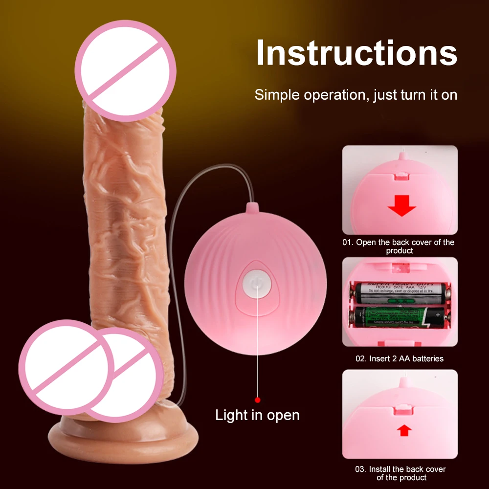 G spot Massage Wireless Remote Control Dildo Vibrator Female  