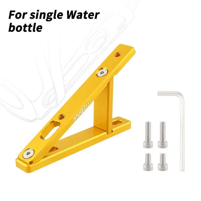 Compact Adjustable Folding Bike Bottle Cage Adapter and Holder Base