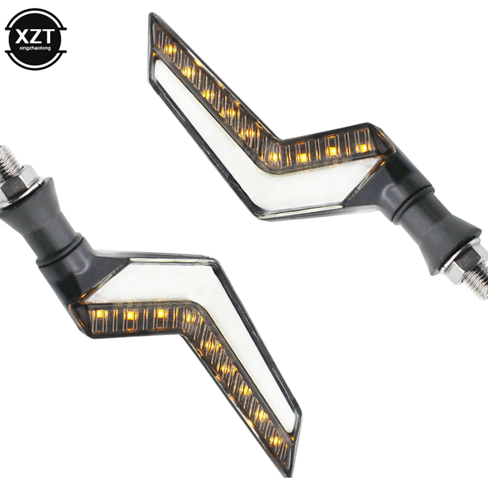 

1 Pair Motorcycle LED Flashing Light Bendable Flashing Signals Lamp Universal Motorcycle Turn Signal Lights Moto Accessories