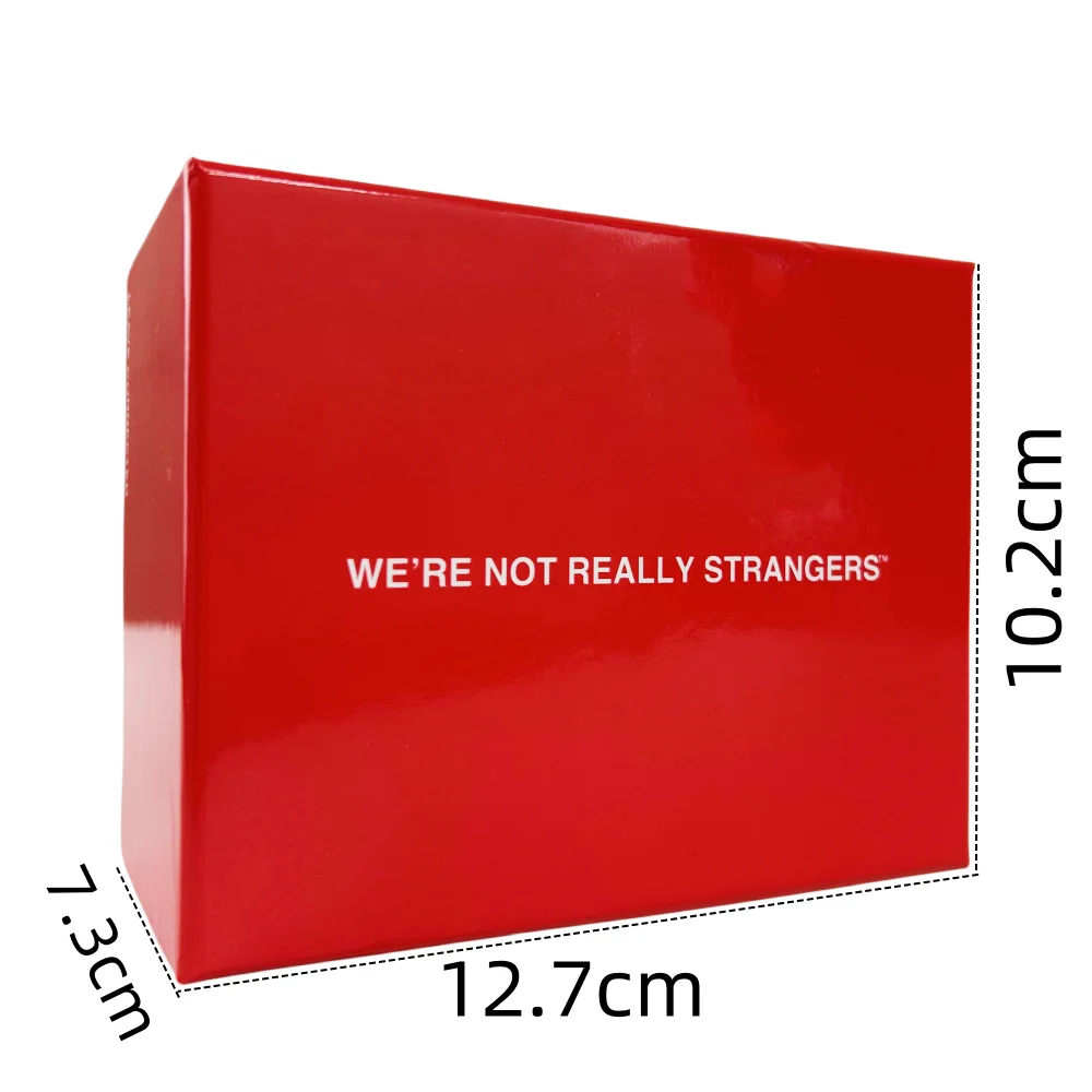 Interactive Card Game 8 Styles WE'RE NOT REALLY STRANGERS Friendship Family Couples Edition Best Friend Party cards