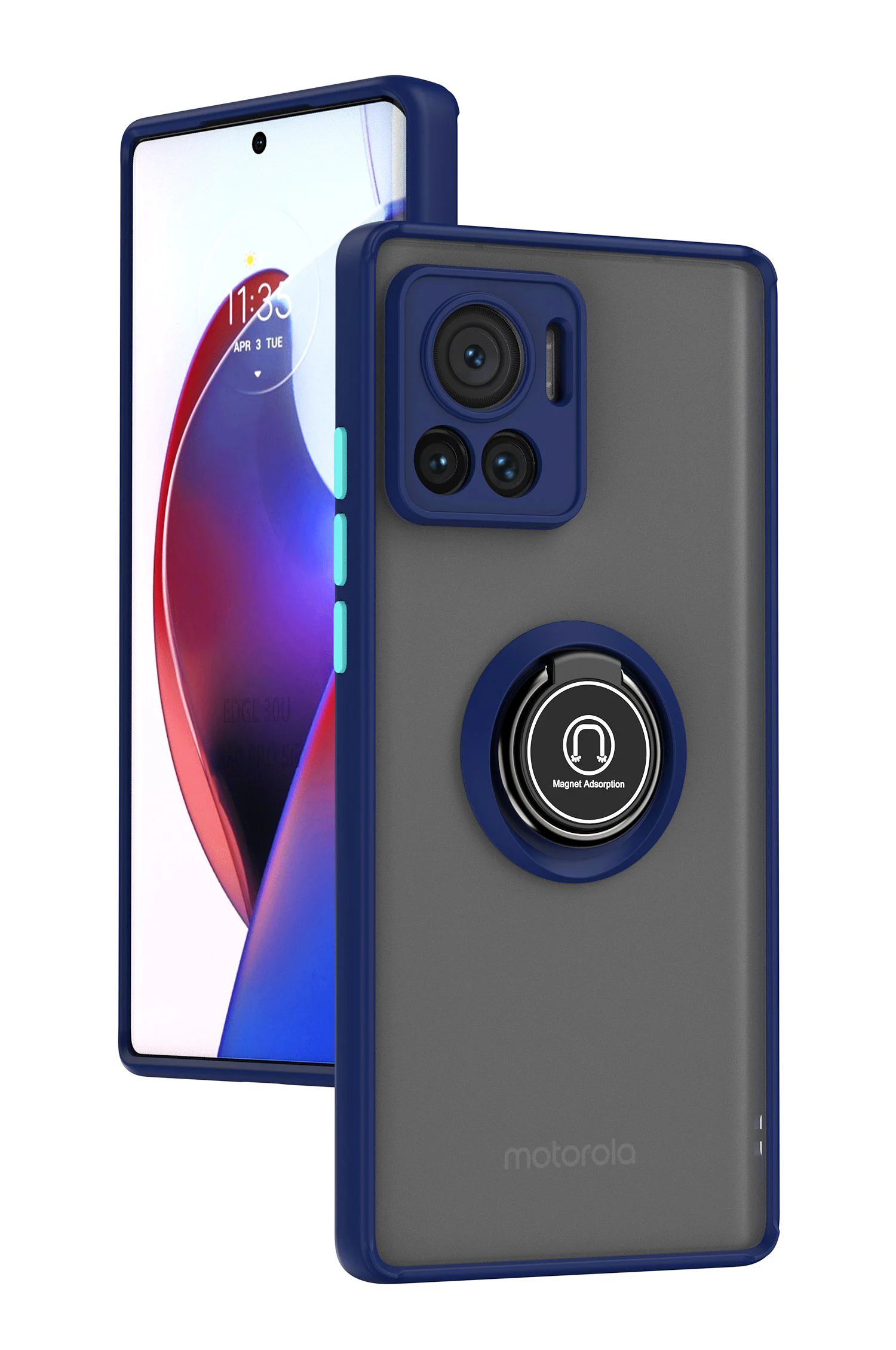 360 Staffa Di Rotazione Custodia Per Motorola Edge 30 Ultra Custodia Magnetica Per Veicoli Moto Edge 40/Moto Edge 40 Pro/Moto Edge 40 Neo