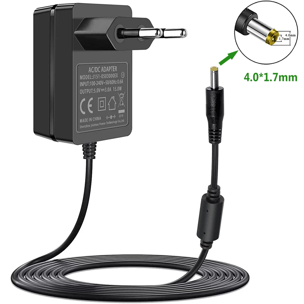 Adaptador de Alimentação para Sony Ac-e0530 Srs-xb30 Srs-xb41 Rdp-m5ip Rdp-m7ip Srs-a1 Srs-a212 Srs-a3 Srs-m50 M55 k 5v 3a Wireless