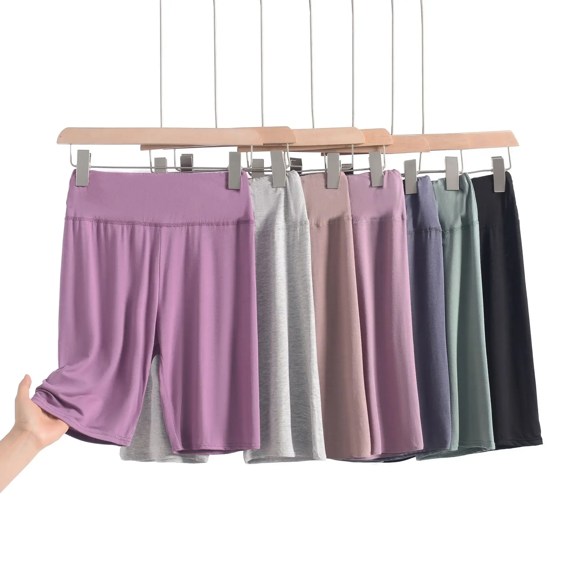 XL to 8XL Belly Control Leggings over the knee Summer women's safety short pants Butt Lift shorts under skirts Gym Boyshorts safety shorts safety pants
