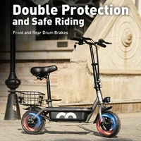 Scooter F2 Scooter électrique 500W 7.8Ah trottinette électrique 30km portée 30 km/h e-scooter avec panier Scooter pliable pour les déplacements quotidiens 7