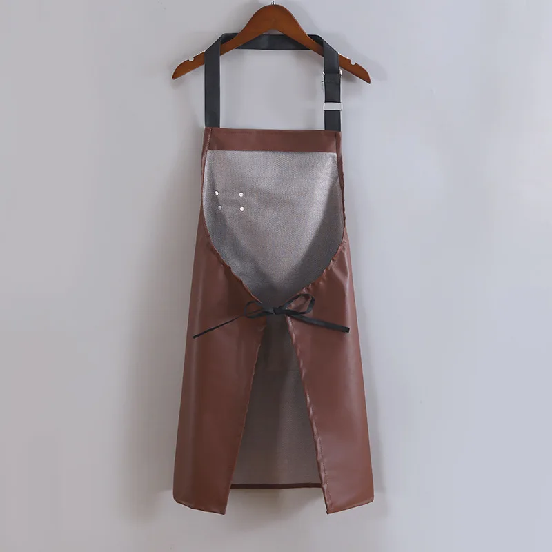 PU Leather Waterproof Oil-Resistant Apron 3