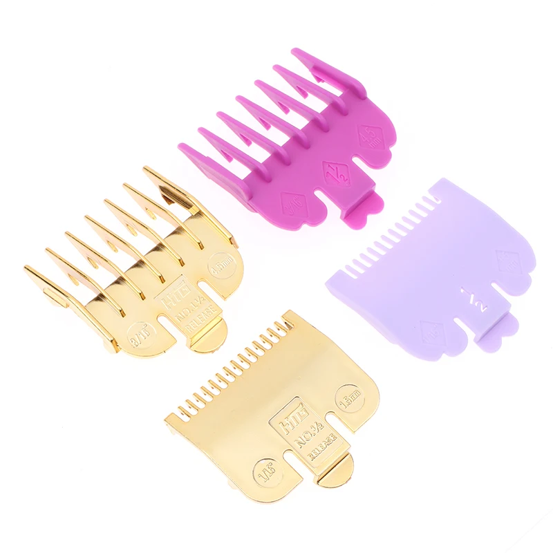 

2Pcs 1.5mm 4.5mm Hair Clipper Guide Comb Cutting Limit Combs Standard Guards Attach Parts Electric Clippers Accessories