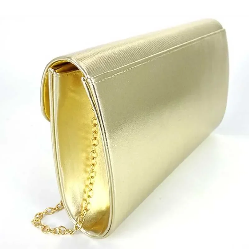 Luxury Design Women's Evening Bag Ladies Day Clutch Envelope Handbag Daily Clutch Wedding Party Bling Gold Chain Crossbody Bags
