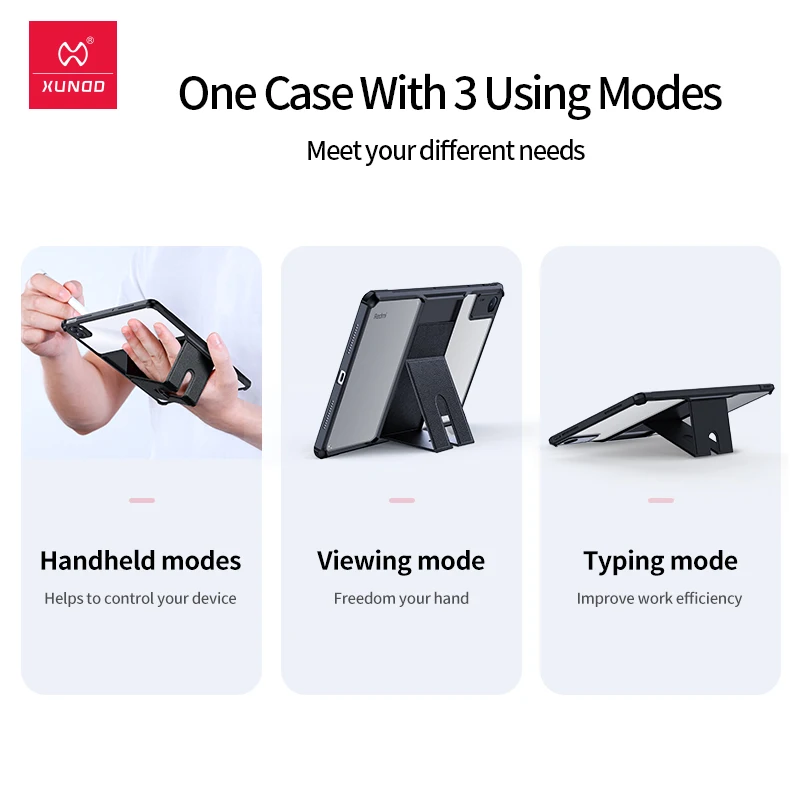 Xundd à Prova de Choque para Xiaomi Redmi Pad se Capa Protetora para Tablet Suporte Ultra-fino 10.61 2023 Case - Imagem 6