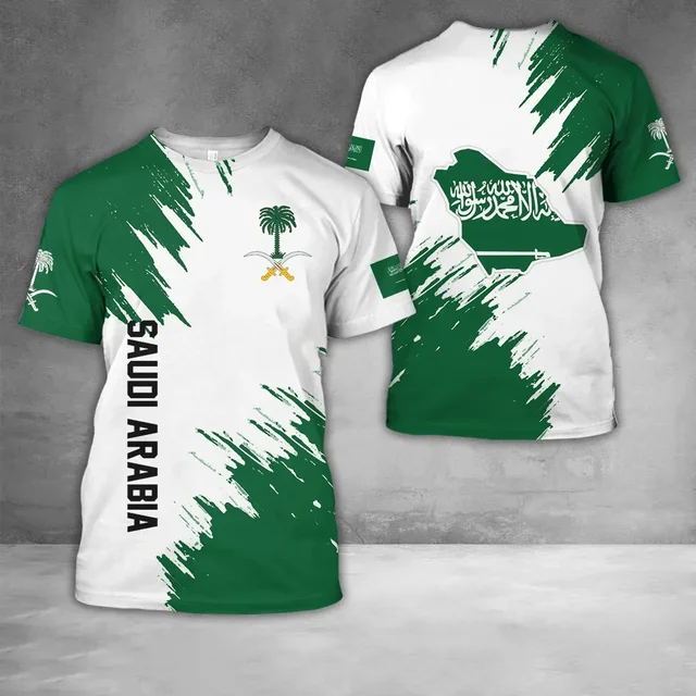 Camiseta De Poli Ster Con Estampado 3D De Estilo Rabe De Oriente Medio De Arabia Saudita.jpg 640x640