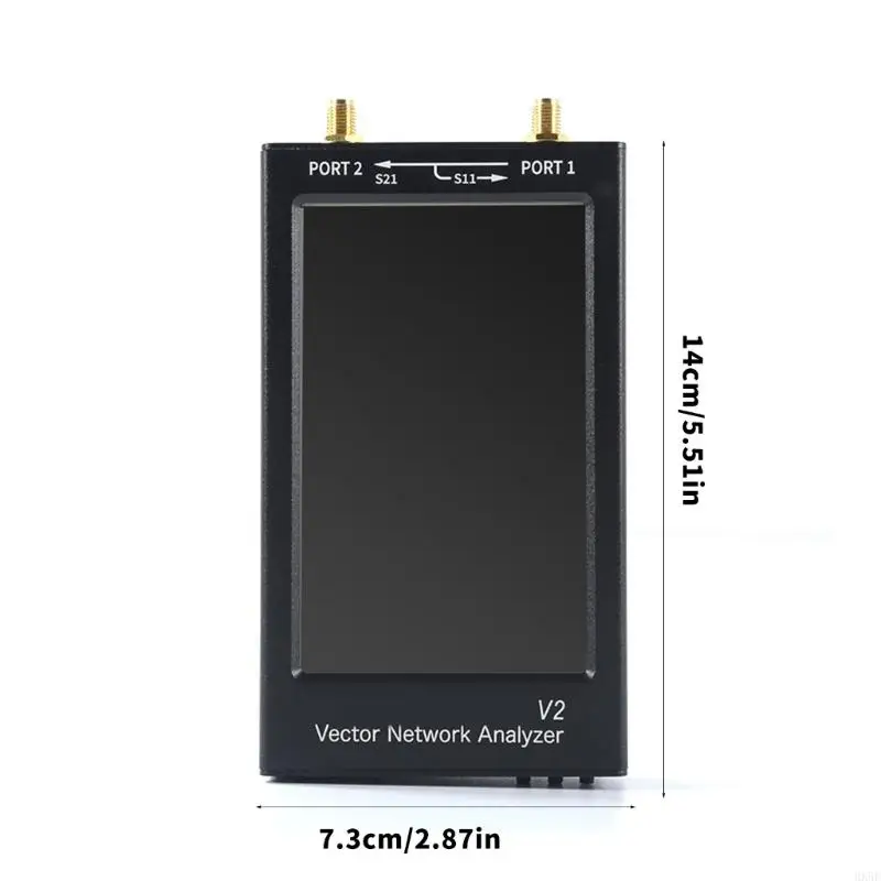 NanoVNA-F 벡터 네트워킹 분석 LCD 디스플레이 벡터 네트워킹 분석 50kHz-3000MHz VHF UHF 보드 HX5E