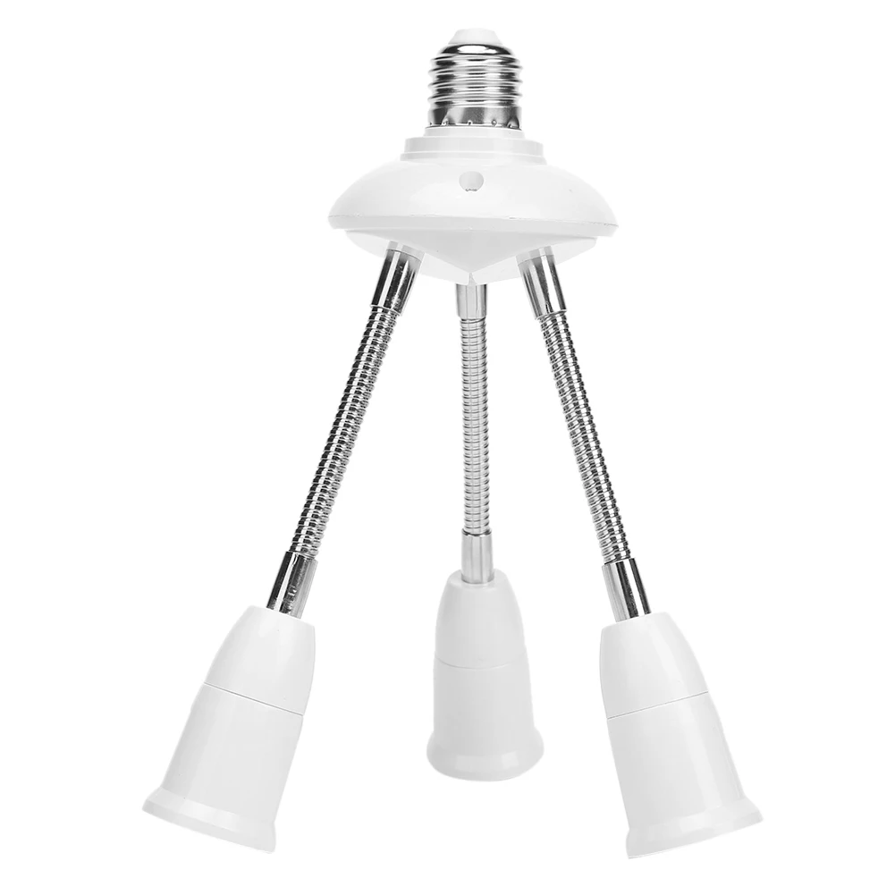 Rotary Multi E27 Lamp Holder Adjustable for LED Light Socket Adapter Converter