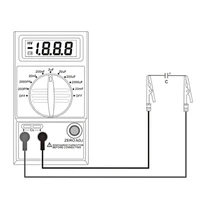 CM7115A Capacitance Meter Digital Multimeter LCD Display Measurement Tool ,Dual Slope Integrated A/D Converter System 2