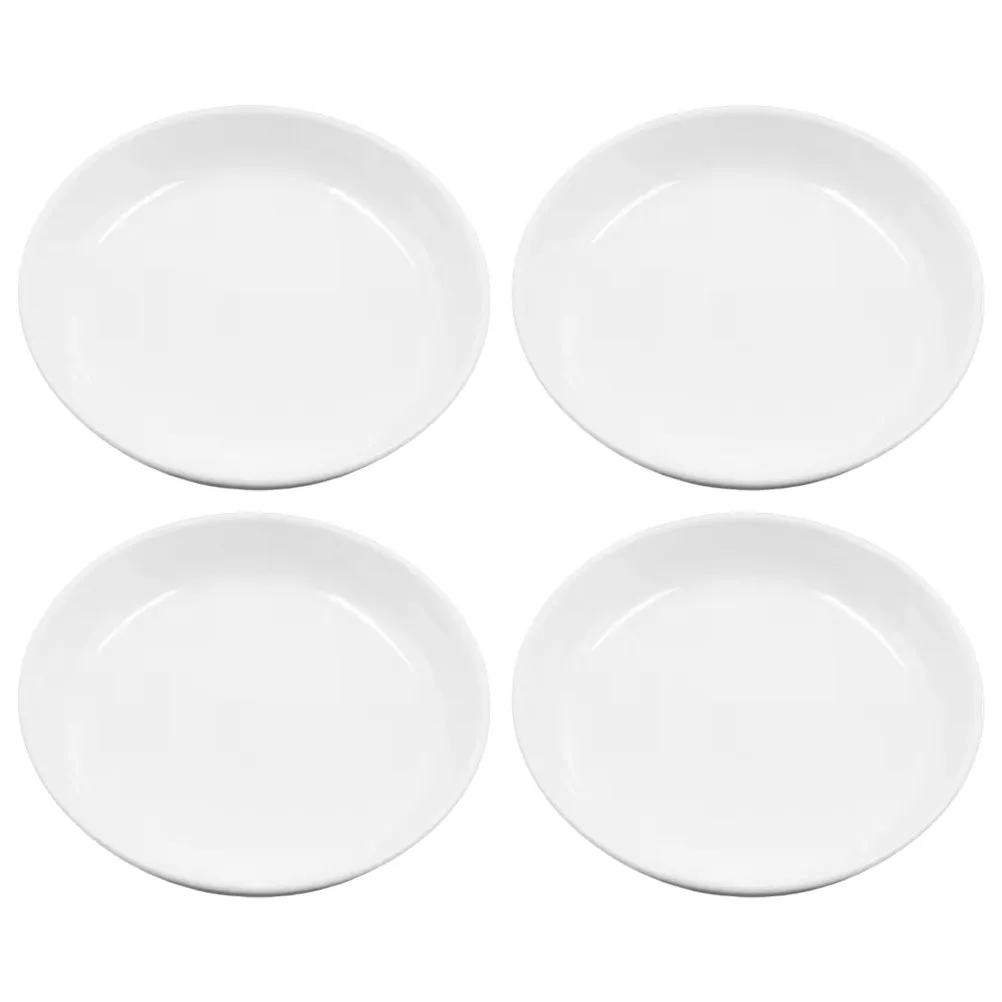 4Pcs 중국 서예 잉크 접시 서예 그림용 플라스틱 잉크 접시 수채화 트레이 안료 홀더 연구 사무실