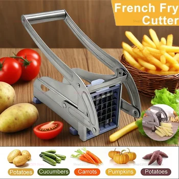 Multifunction Manual French Fry Cutter Stainless Steel Vegetable Slicer Fast Cutting Tool For Home Kitchen Cooking And Food Prep 1