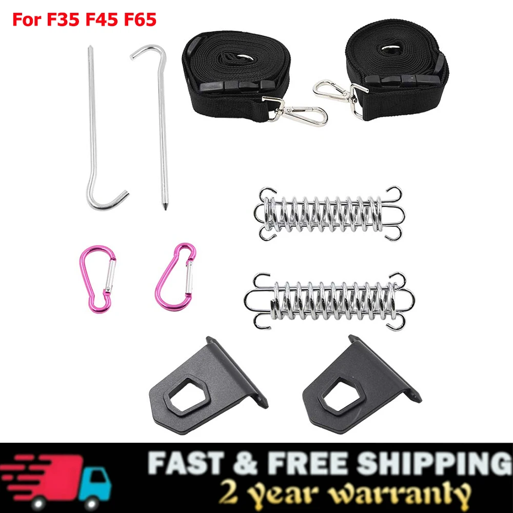 Misura Per Fiamma Tendalino Tie Down Kit Tipo S Nero Per F35 F45 F65 Caravan Camper Outdoor Camping Tool