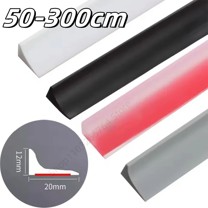 Silicone Self Adhesive Water Stopper Strip for Bathroom Shower